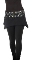 Damen Wickelrock, Nierenwärmer und Cacheur aus Fleece sk22 Schwarz 2