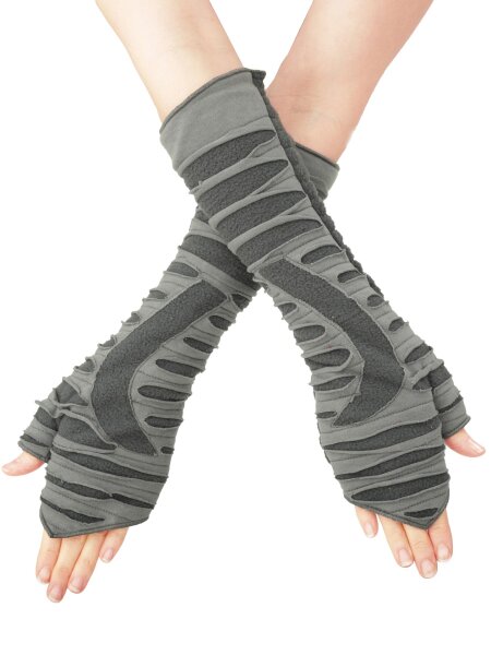 Handstulpen für warme Gelenke, Pulswärmer hw23 Grau