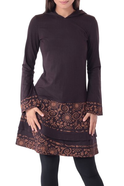 Elfenkleid aus Baumwolle mit Zipfelkapuze Nr. 186