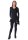 Longshirt Tunika aus leichter Baumwolle mit Zipfelkapuze, Elfentunika Nr. 60 Schwarz M