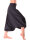 Aladinhose, Haremshose mit tiefem Schritt, Muckhose Schwarz