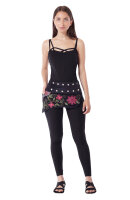 Kurzer Wickelrock Cacheur aus Samt mit Zipfeln