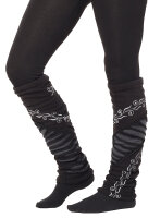 Stulpen Beinstulpen Patchwork für Damen,...