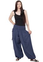 Pumphose für Damen und Herren mit Taschen Blau