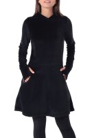 Alternatives Kleid aus Samt mit Kapuze Nr. 137 Schwarz L