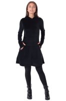 Alternatives Kleid aus Samt mit Kapuze Nr. 137 Schwarz L
