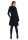 Alternatives Kleid aus Samt mit Kapuze Nr. 137 Schwarz L