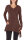 Longshirt Tunika aus leichter Baumwolle mit Zipfelkapuze, Elfentunika Nr. 60 Braun L