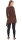 Longshirt Tunika aus leichter Baumwolle mit Zipfelkapuze, Elfentunika Nr. 60 Braun L