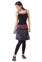 Wickelrock aus bunt bedruckter Baumwolle, Nr. 112