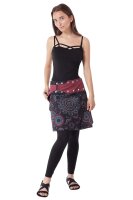 Wickelrock aus bunt bedruckter Baumwolle, Nr. 112