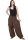 Pumphose für Damen und Herren mit Taschen Braun