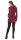 Kapuzenpullover-Kleid Hoodie Zweifarbig dr21 Rot L