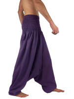 Extragroße Haremshose XXL Aladinhose für Damen und Herren Lila