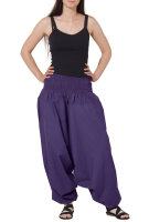 Extragroße Haremshose XXL Aladinhose für Damen und Herren Lila