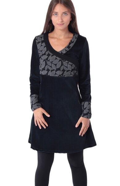 Samtkleid Alternatives Kleid Nr. 36 Schwarz M