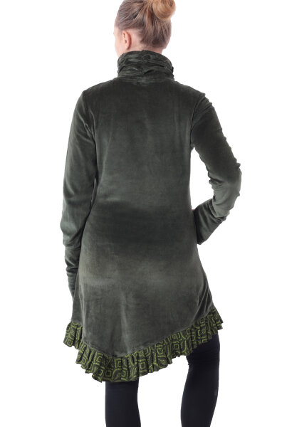 Kleid aus Baumwollsamt mit Kragen Nr. 20