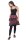 Damen Wickelrock mit Blumen und femininem Muster Nr. 182 Rot