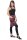 Damen Wickelrock mit Blumen und femininem Muster Nr. 182 Rot