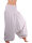 Aladinhose, Haremshose mit tiefem Schritt, Muckhose Weiß