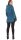 Kapuzenpullover-Kleid Hoodie Zweifarbig dr21 Blau L
