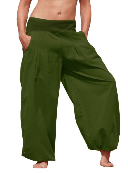 Pumphose aus Baumwolle, Unisex, Nr. P1 Grün