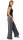 Wickelhose aus bequem fallenden Material Grau