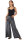 Wickelhose aus bequem fallenden Material Grau