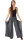 Wickelhose aus bequem fallenden Material Grau