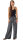 Wickelhose aus bequem fallenden Material Grau